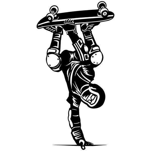 Wall Stickers: Skater resting on the hand