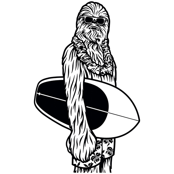 Wall Stickers: Chewbacca California