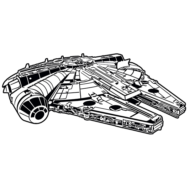 Wall Stickers: Millennium Falcon