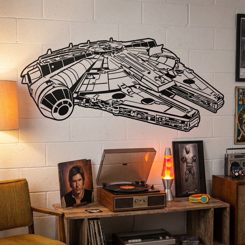 Wall Stickers: Millennium Falcon
