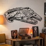 Wall Stickers: Millennium Falcon 13