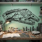 Wall Stickers: Millennium Falcon 14