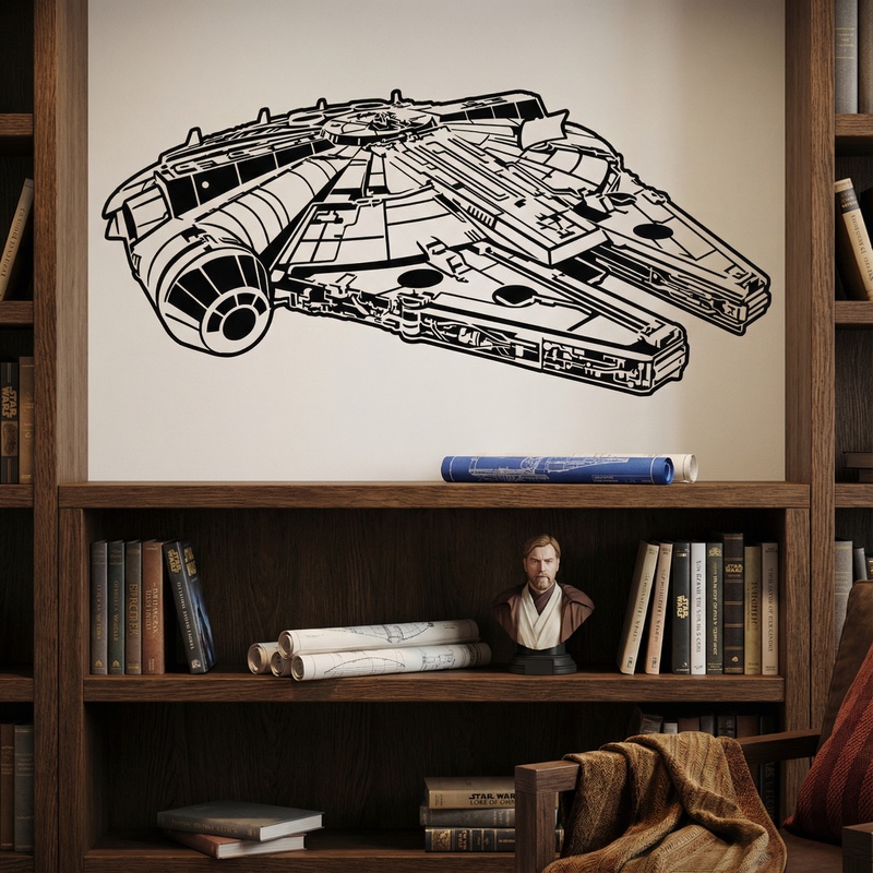 Wall Stickers: Millennium Falcon