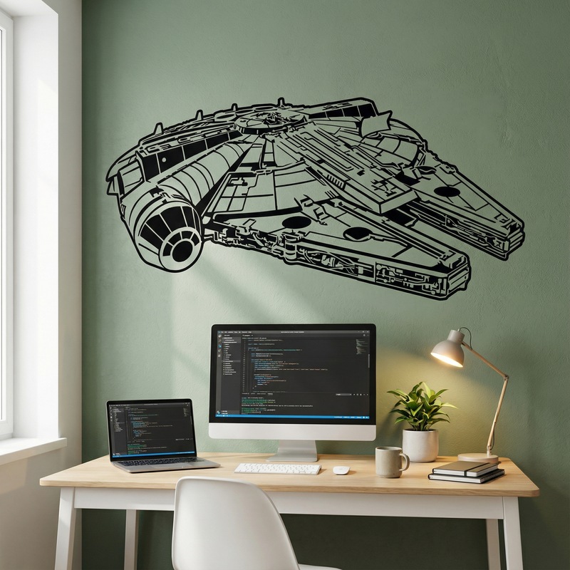 Wall Stickers: Millennium Falcon