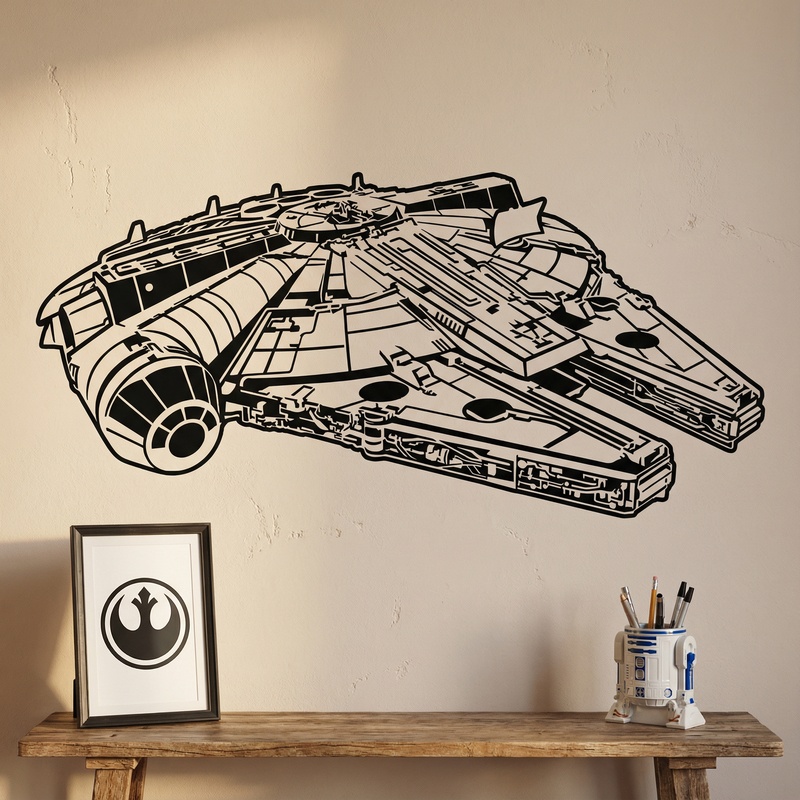Wall Stickers: Millennium Falcon