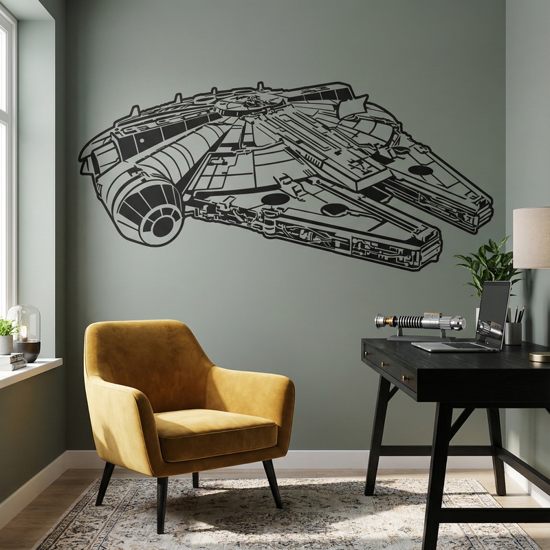 Wall Stickers: Millennium Falcon