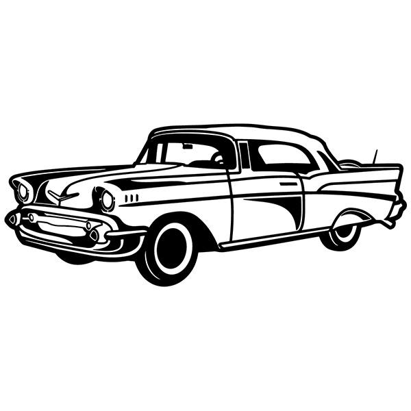 Wall Stickers: Antique car Cadillac