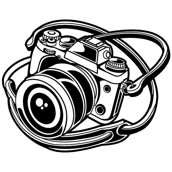 Wall Stickers: Vintage Reflex camera