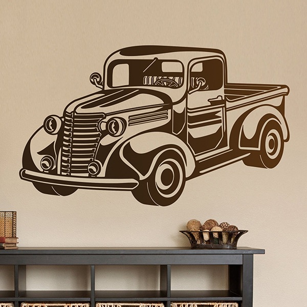 Wall Stickers: Van hotrod