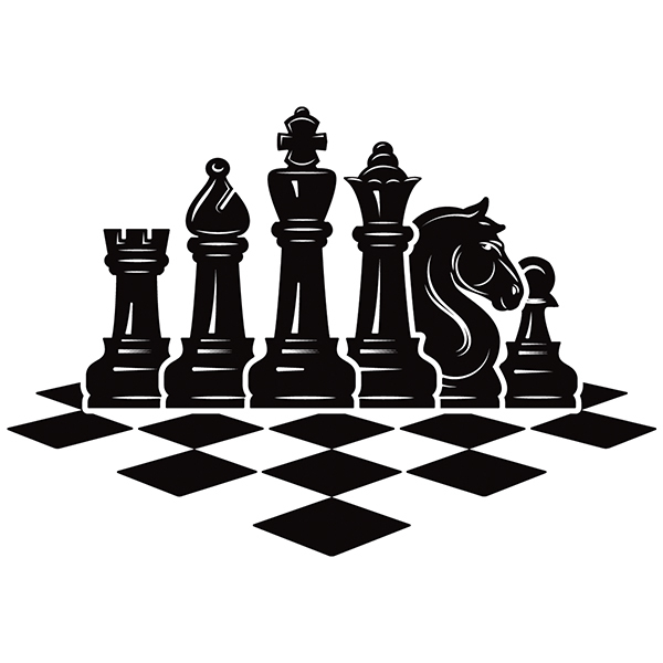Details about   Vinyl Wall Decal Chess Piece Club Chessboard Stickers Mural 541ig