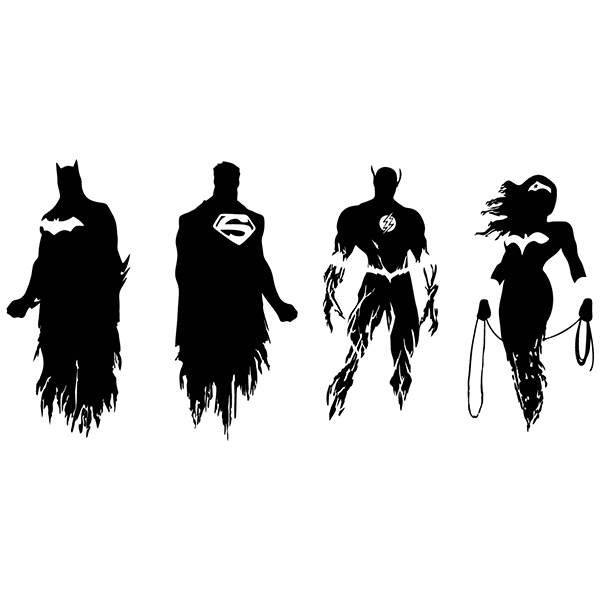 Wall Stickers: The Justice League