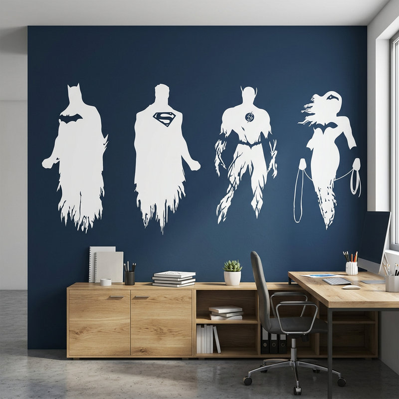 Wall Stickers: The Justice League