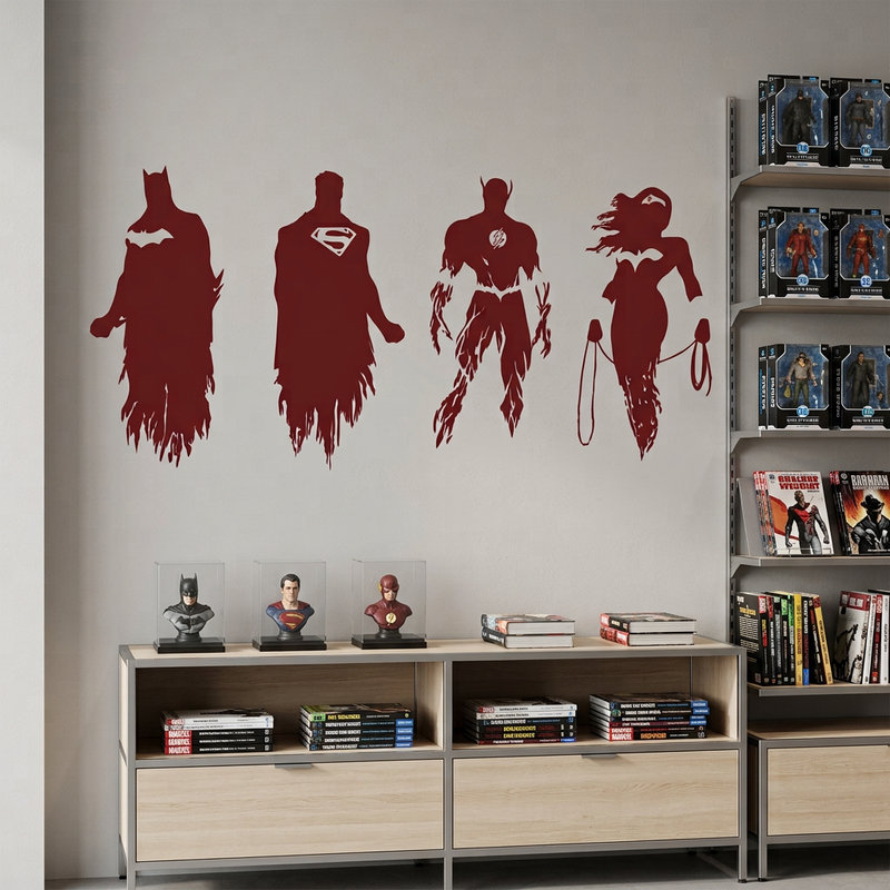 Wall Stickers: The Justice League