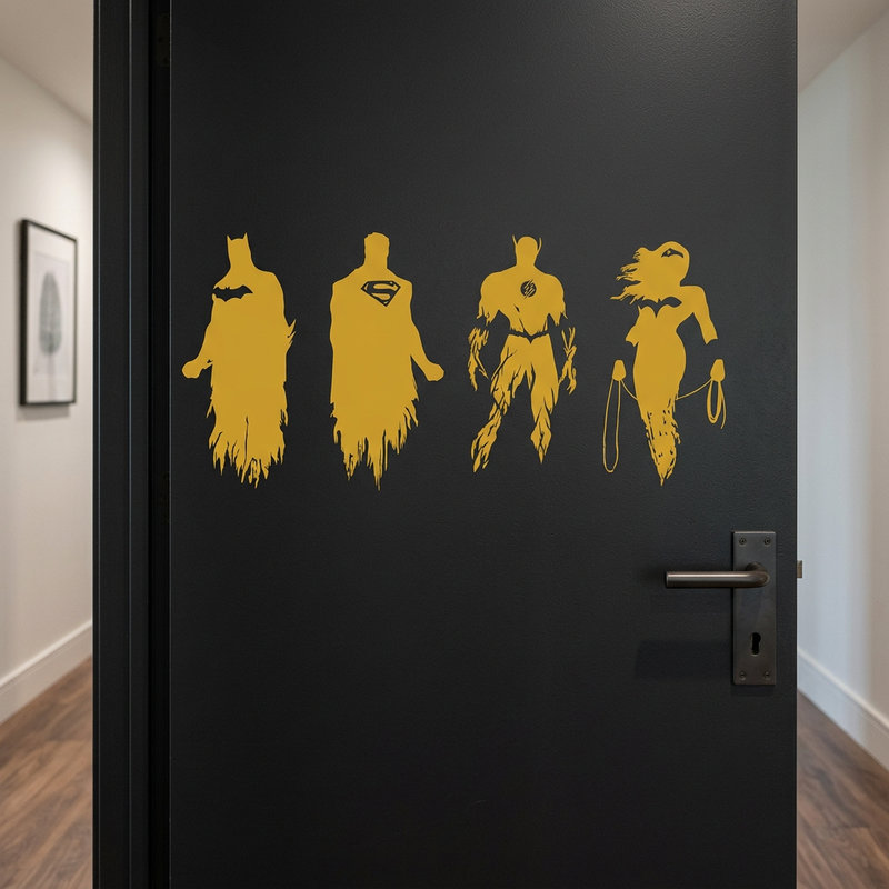 Wall Stickers: The Justice League