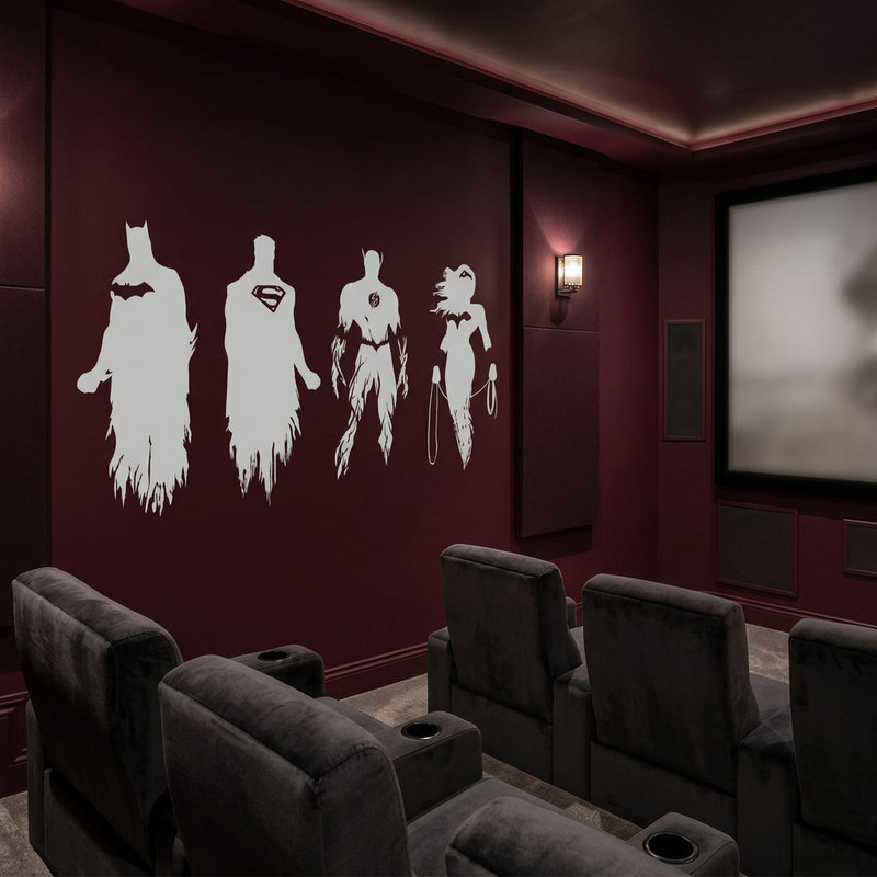 Wall Stickers: The Justice League