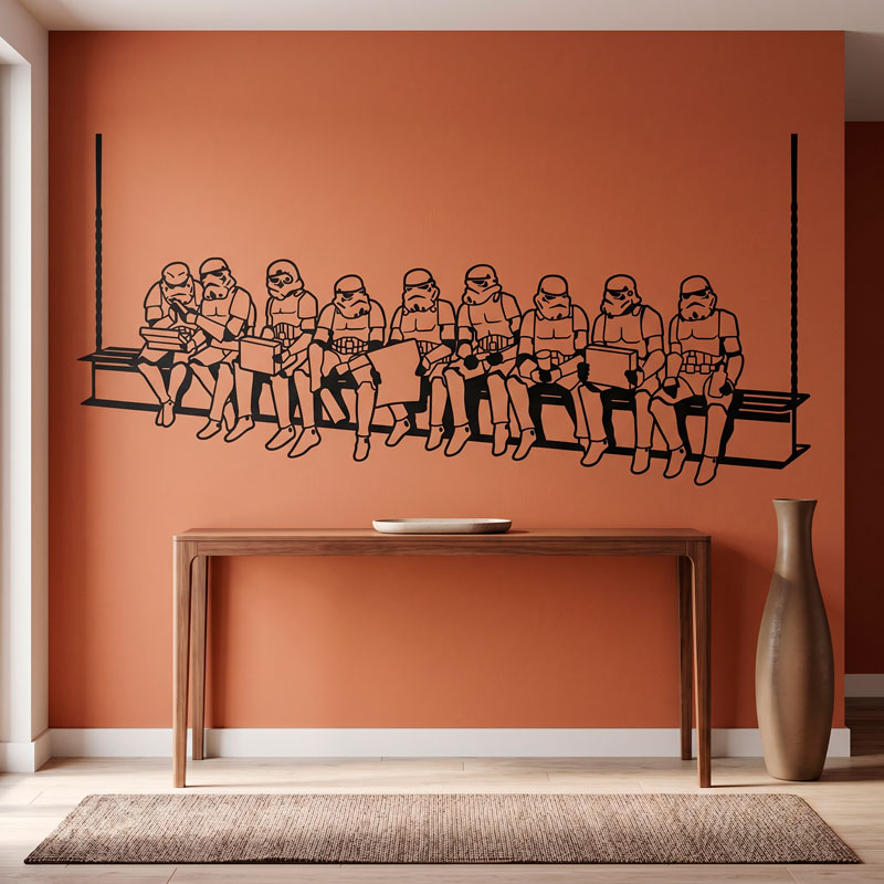 Stormtrooper lunch on a beam 6/6
