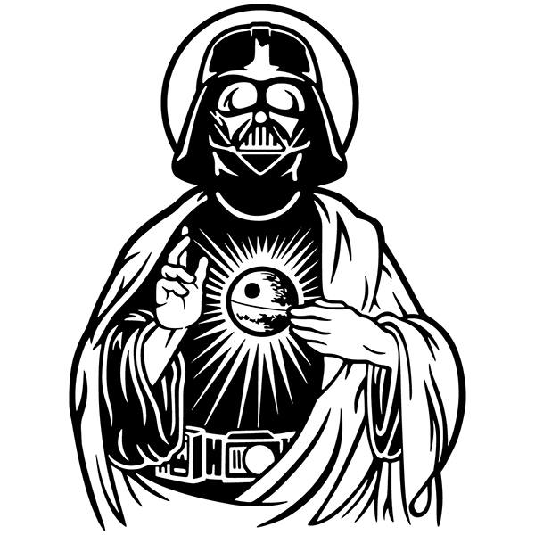 Wall Stickers: Darth Vader Sacred Heart