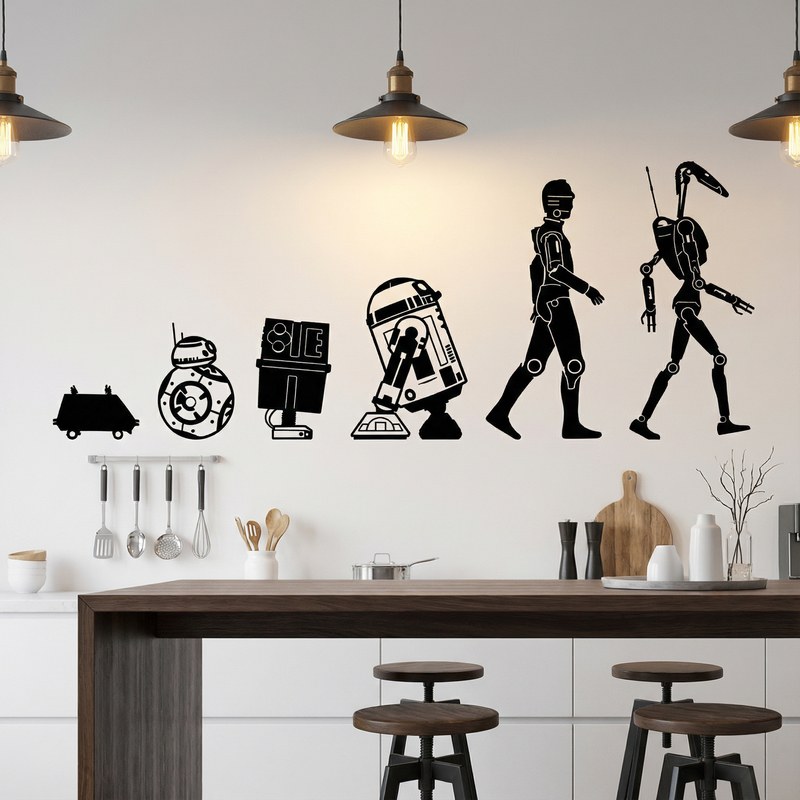 Wall Stickers: Evolution Droid