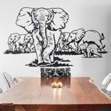 Wall Stickers: Elephant Set 3