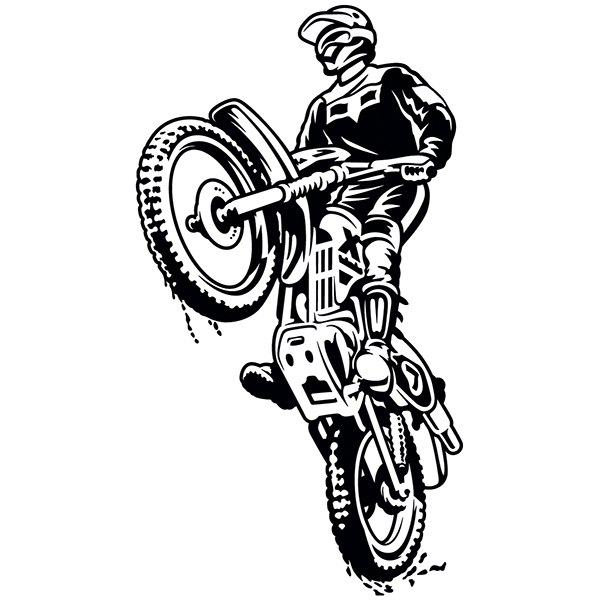 Wall Stickers: Motocross Trial