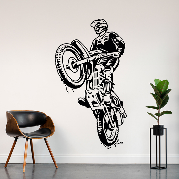 Wall Stickers: Motocross Trial