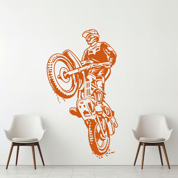 Wall Stickers: Motocross Trial