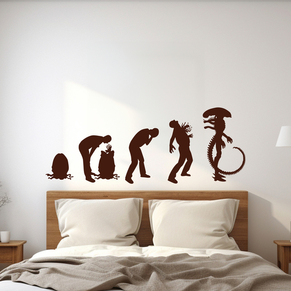 Wall Stickers: Alien evolution