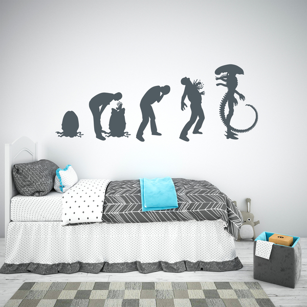 Wall Stickers: Alien evolution