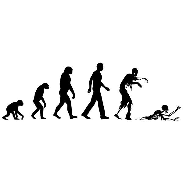 Wall Stickers: Evolution zombie