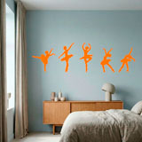 Wall Stickers: Ballet figures 12