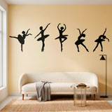 Wall Stickers: Ballet figures 14