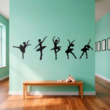 Wall Stickers: Ballet figures 10