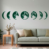 Wall Stickers: Lunar phase 9