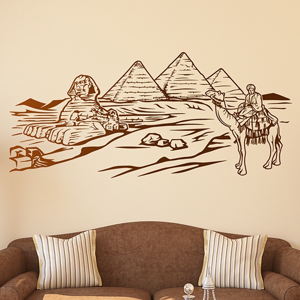 Wall Stickers: Giza pyramid complex