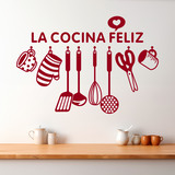 Wall Stickers: Happy kitchen - Spanish 4