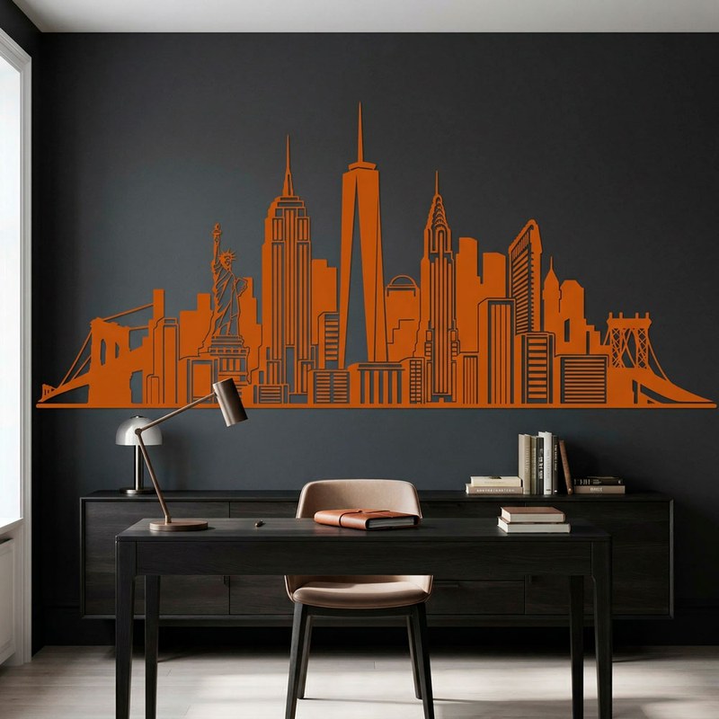 New York City Skyline Decal 7