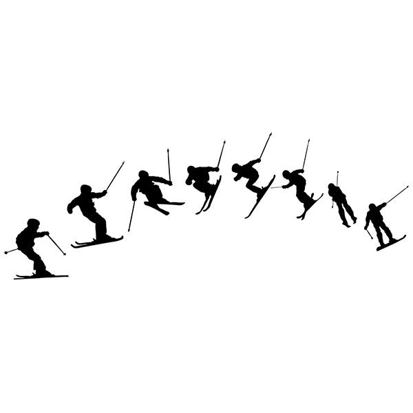 Wall Stickers: Ski Evolution 180º