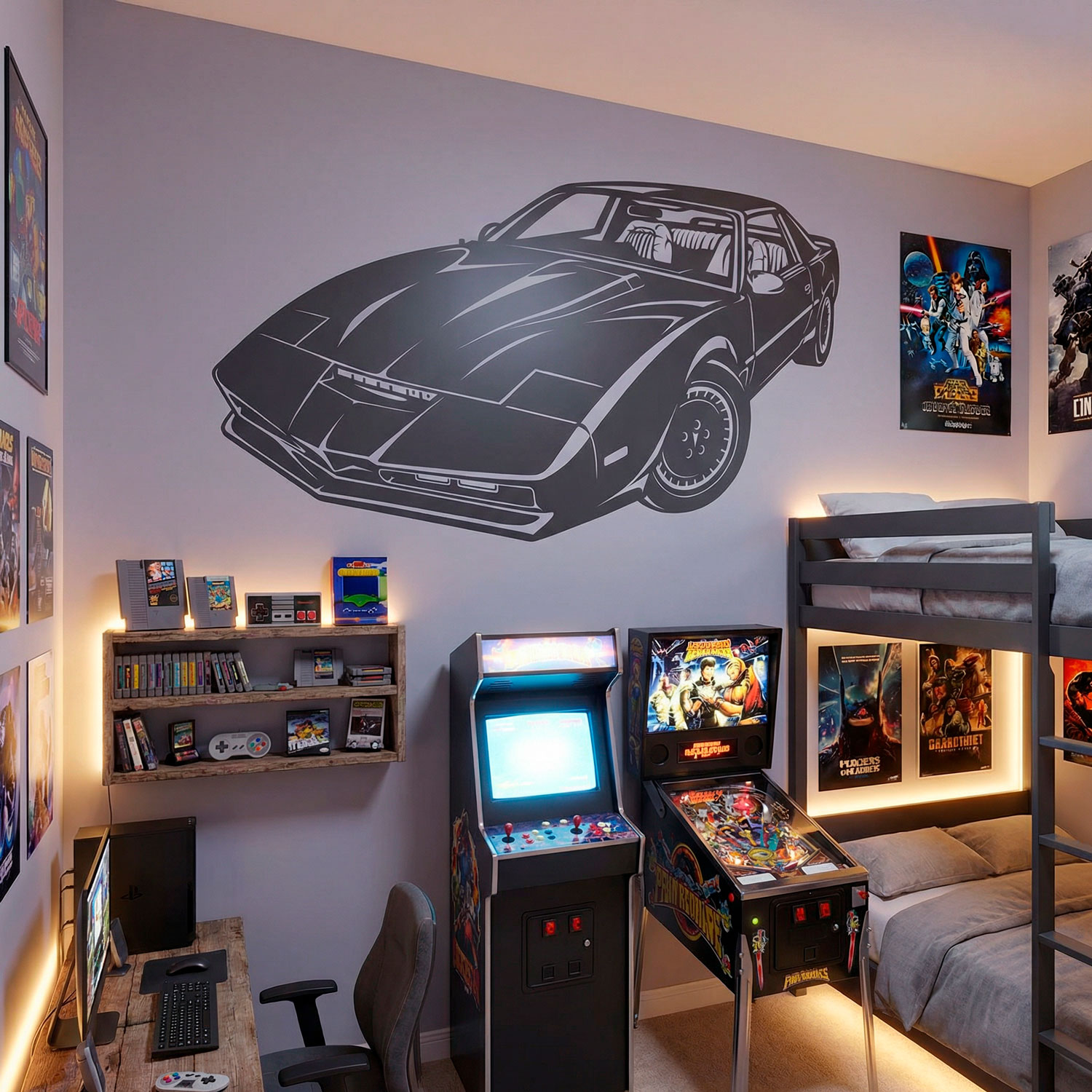 Wall Stickers: Knight Rider Kitt