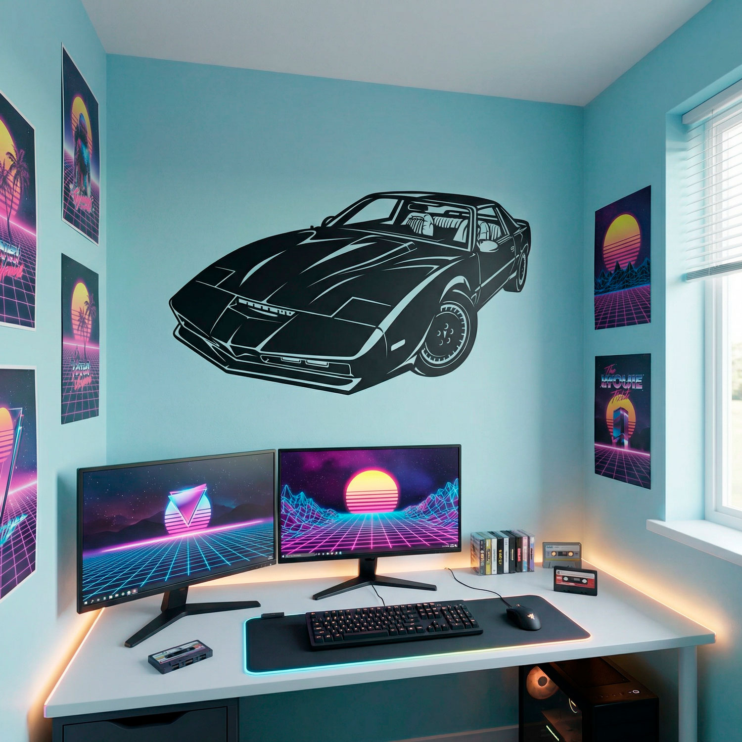 Wall Stickers: Knight Rider Kitt