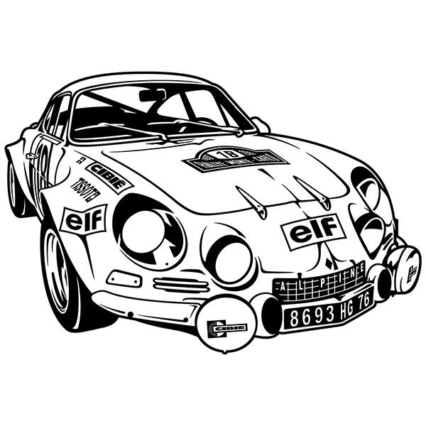 Wall Stickers: Renault Alpine A110