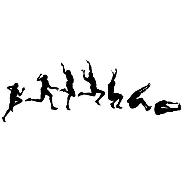 Wall Stickers: Evolution long jump