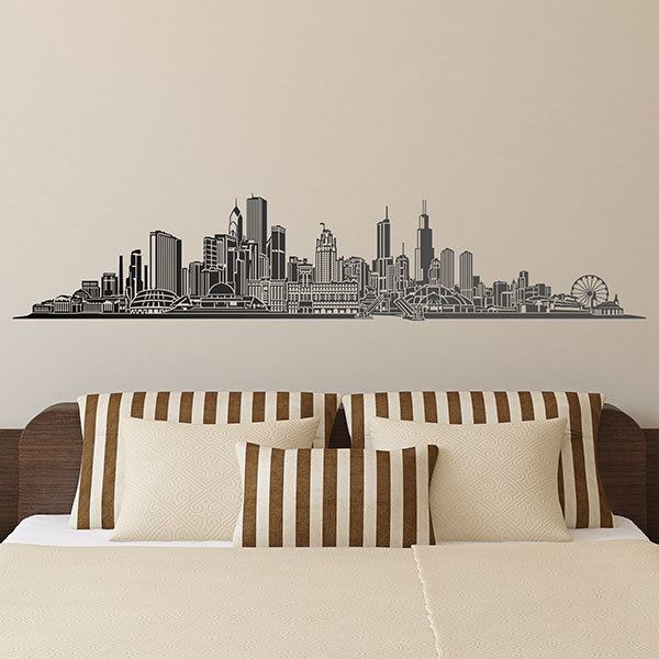 Wall Stickers: Chicago skyline