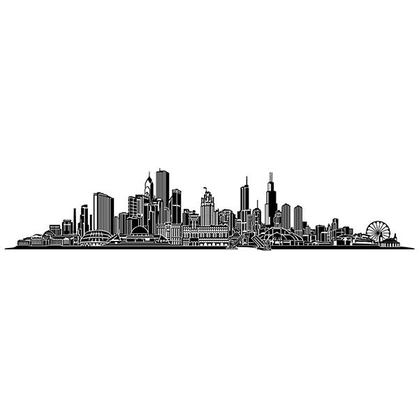 Wall Stickers: Chicago skyline