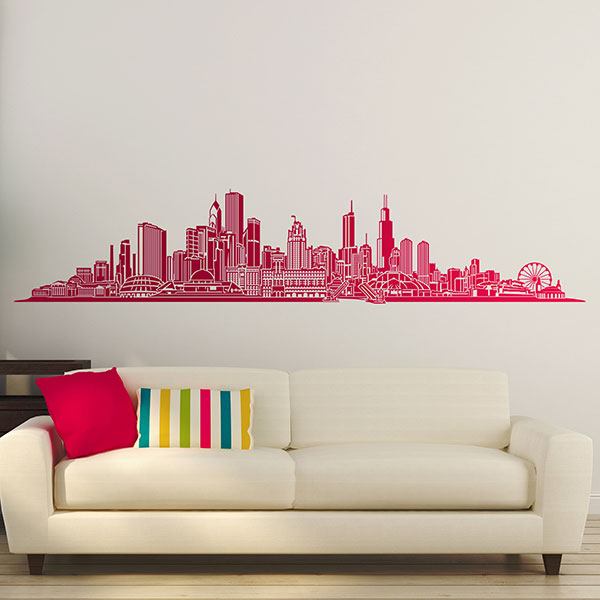 Wall Stickers: Chicago skyline