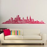 Wall Stickers: Chicago skyline 2