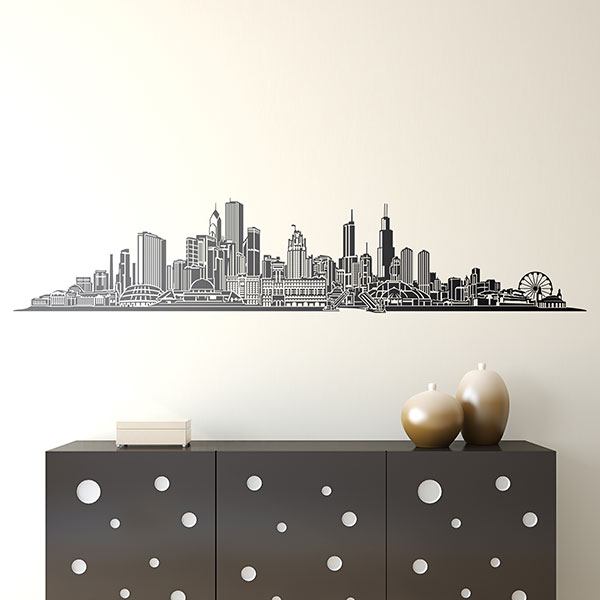 Wall Stickers: Chicago skyline