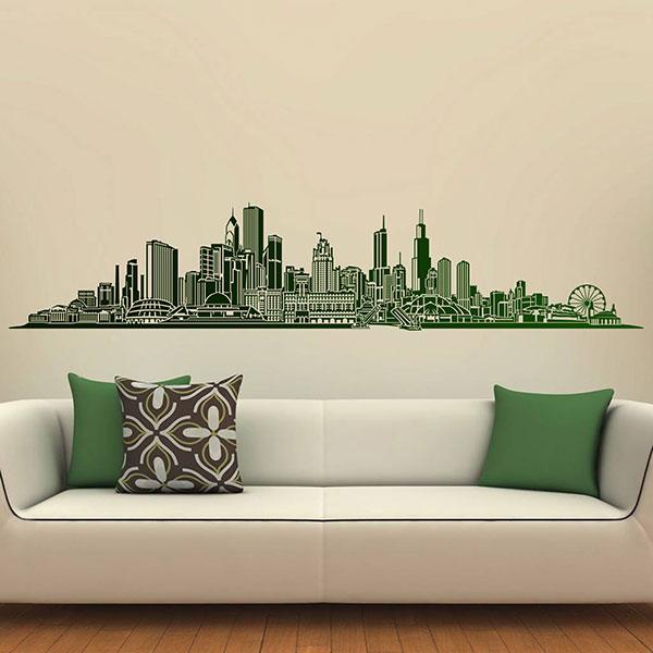 Wall Stickers: Chicago skyline