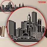 Wall Stickers: Chicago skyline 5