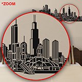 Wall Stickers: Chicago skyline 6
