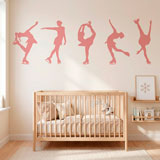 Wall Stickers: Figure skating silhouettes 2